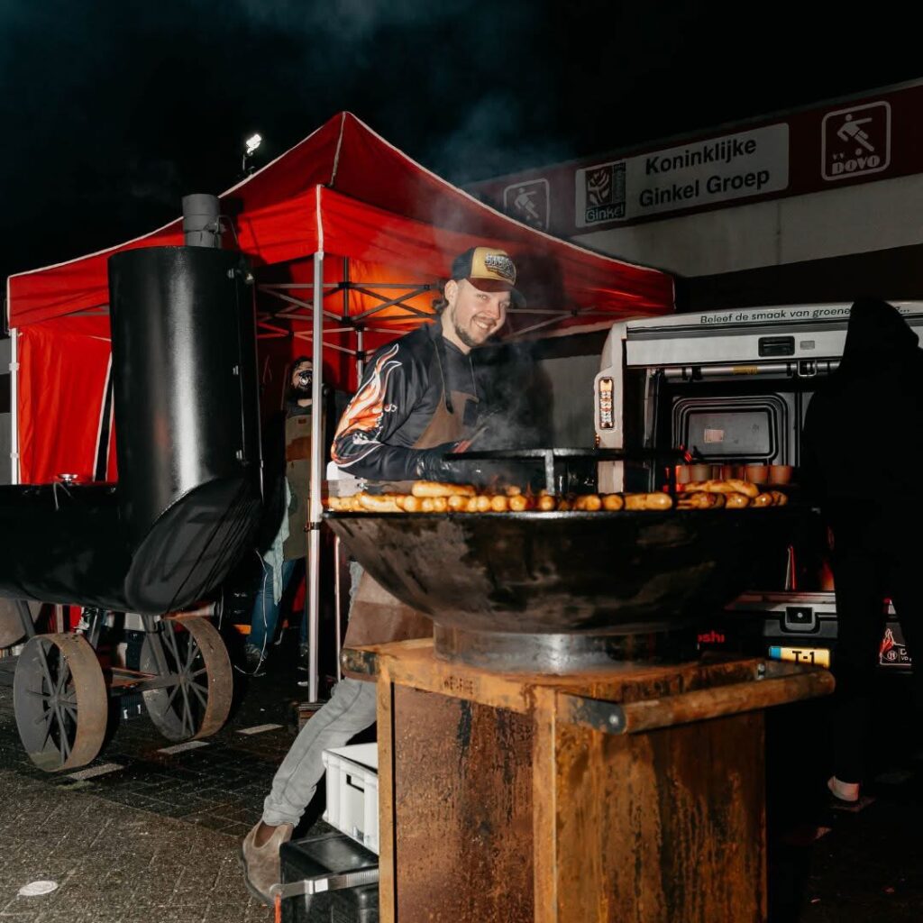 BBQ Smoker Trailer Catering van DeBaes van de BBQ