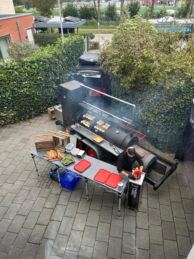 BBQ smoker trailer