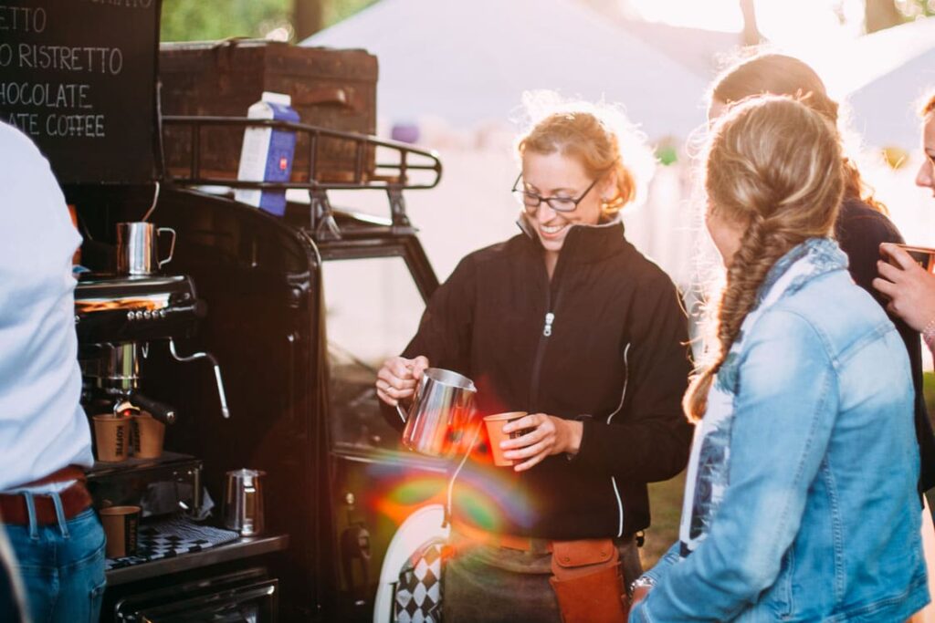 BBQ Smoker Trailer Catering van DeBaes van de BBQ